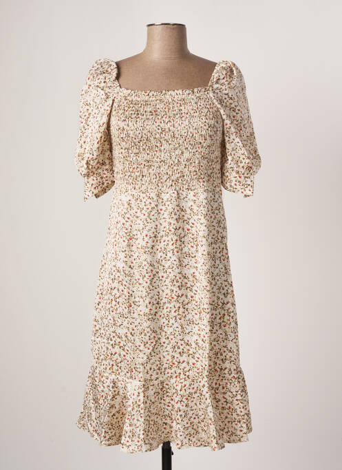 Rochie midi bej CALIE femeie