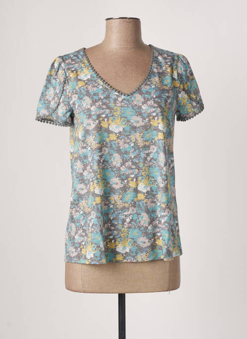 Top albastru BLANCHEPORTE femeie