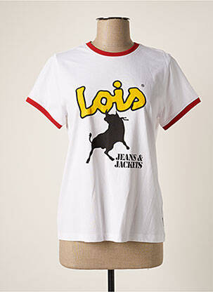 Tricou alb LOIS femeie