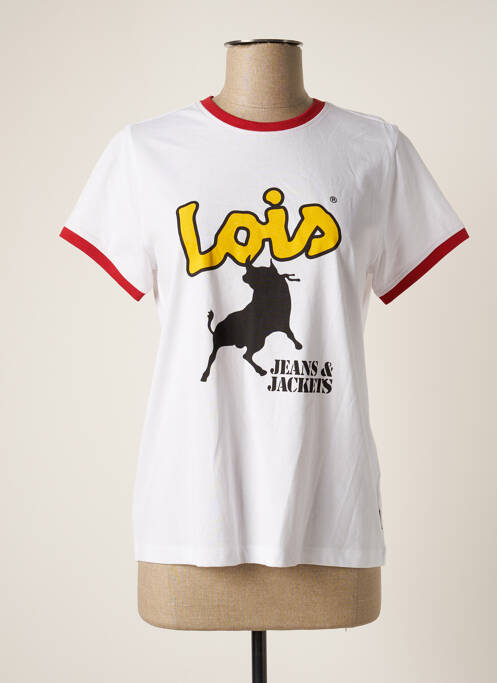 Tricou alb LOIS femeie