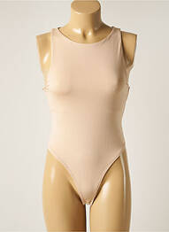 Body guler rotund fără mâneci roz MISS SELFRIDGE femme
