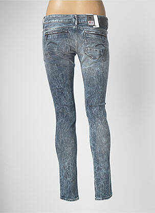 Blugi skinny efect uzat decolorat talie joasă albastru G STAR femeie