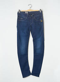 Blugi skinny elasticitate talie joasă albastru G STAR femeie