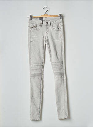 Blugi skinny elasticitate talie joasă gri G STAR femeie
