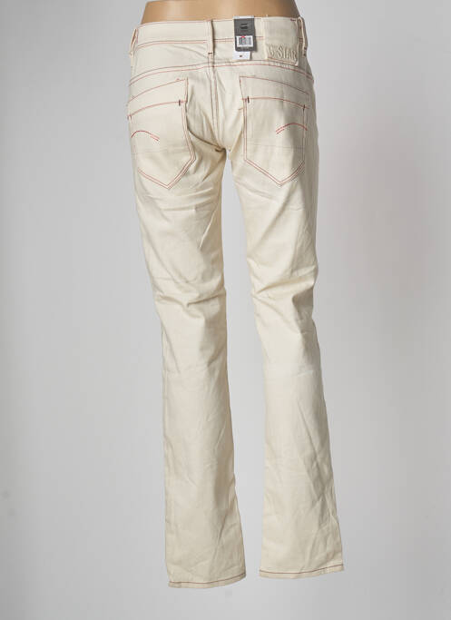 Blugi cu croială dreaptă bej G STAR femeie