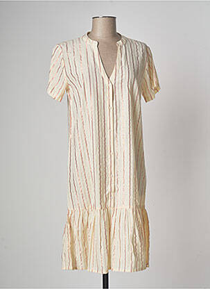 Rochie midi bej SPARKZ femeie