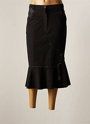 Fustă midi gri CHRISTINE LAURE femeie