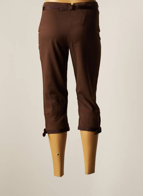 Pantalon trei sferturi maro TILBER femeie