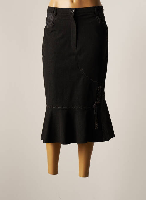 Fustă midi gri CHRISTINE LAURE femeie