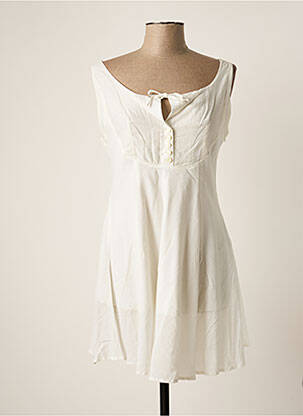 Rochie scurtă alb FILLE DES SABLES femeie