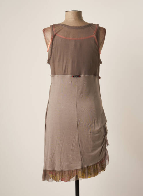 Rochie midi maro BAI AMOUR femeie