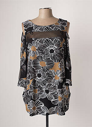 Tunică mâneci lungi negru FRANK LYMAN femeie