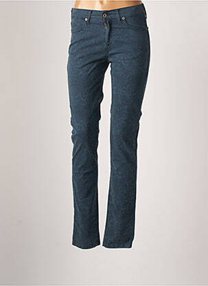 Pantalon slim albastru DESGASTE femeie
