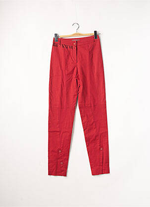 Pantalon slim roșu BASKERVILLE & ME femeie