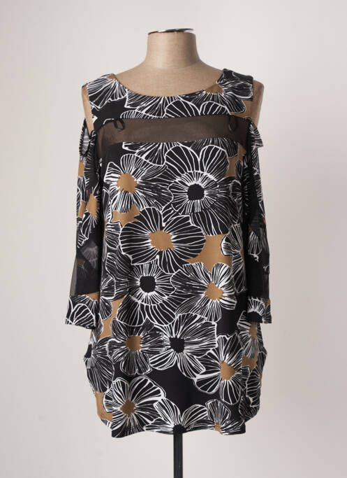 Tunică mâneci lungi negru FRANK LYMAN femeie