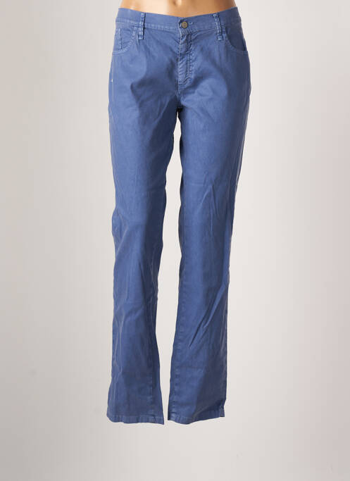 Pantalon slim albastru DESGASTE femeie