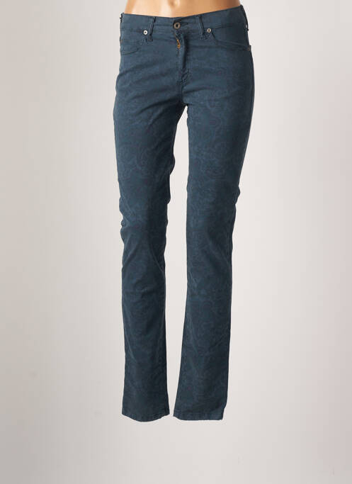 Pantalon slim albastru DESGASTE femeie