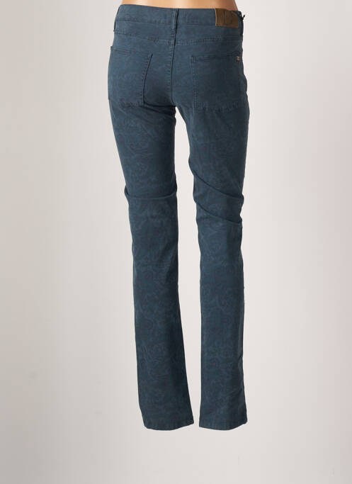 Pantalon slim albastru DESGASTE femeie