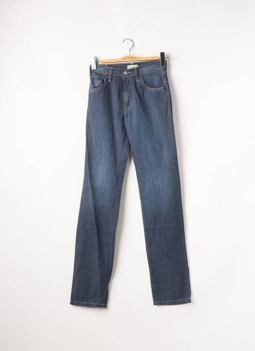 Pantalon drept albastru DESGASTE femeie