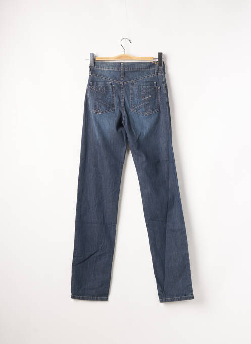 Pantalon drept albastru DESGASTE femeie