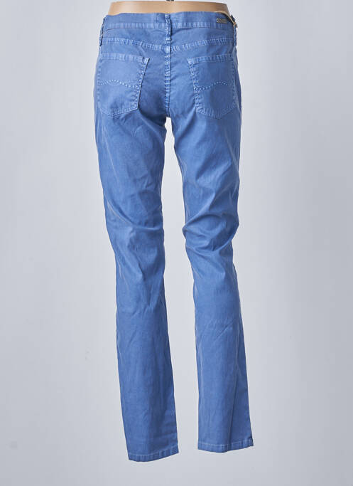 Pantalon slim albastru DESGASTE femeie