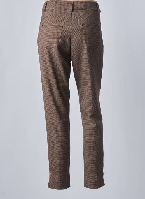 Pantalon slim maro POUPÉE CHIC BY MERCEDES DE MIGUEL femeie