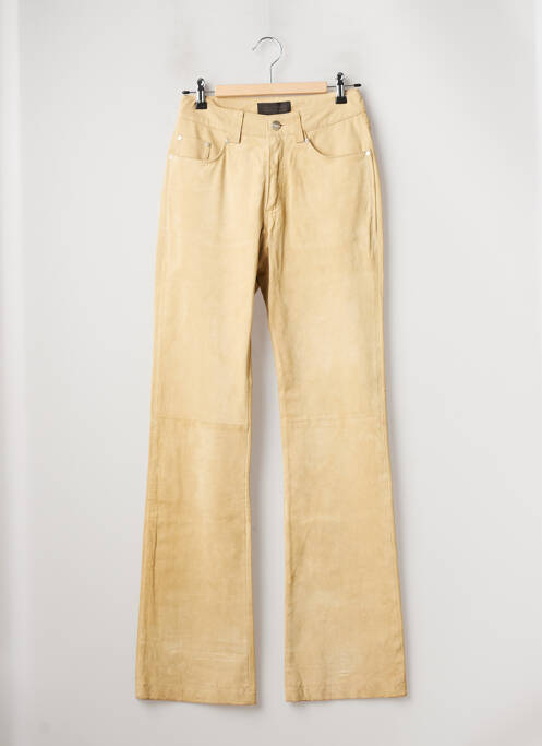 Pantalon evazat bej VOTRE NOM femeie