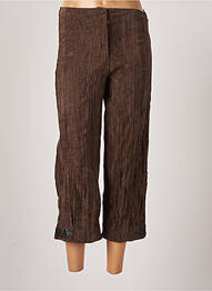 Pantalon 7/8 elasticitate mărime normală maro ANIMALE femeie
