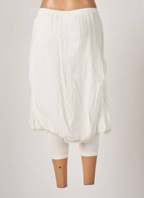 Pantalon trei sferturi alb FILLE DES SABLES femeie