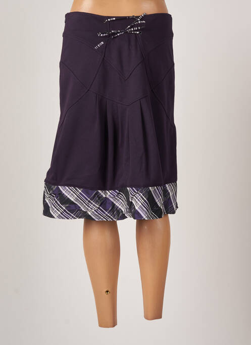 Fustă midi violet O.K.S femeie