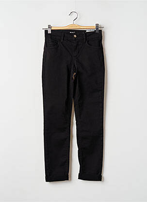 Pantalon slim țesătură poplin mărime normală negru LIU JO femeie