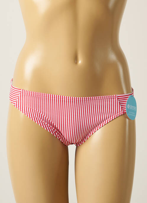 Chiloți de baie roșu OLYMPIA femeie