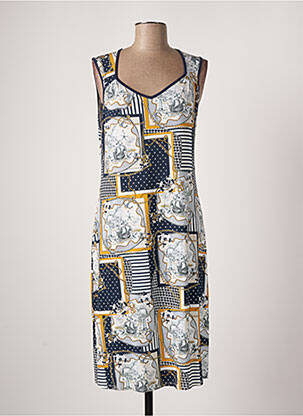 Rochie midi albastru BARANDI femeie