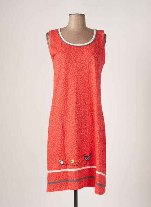 Rochie midi portocaliu ROSE POMME femeie