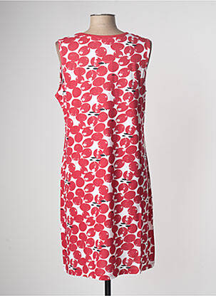 Rochie midi fără mâneci fără mâneci roșu ROSE POMME femeie