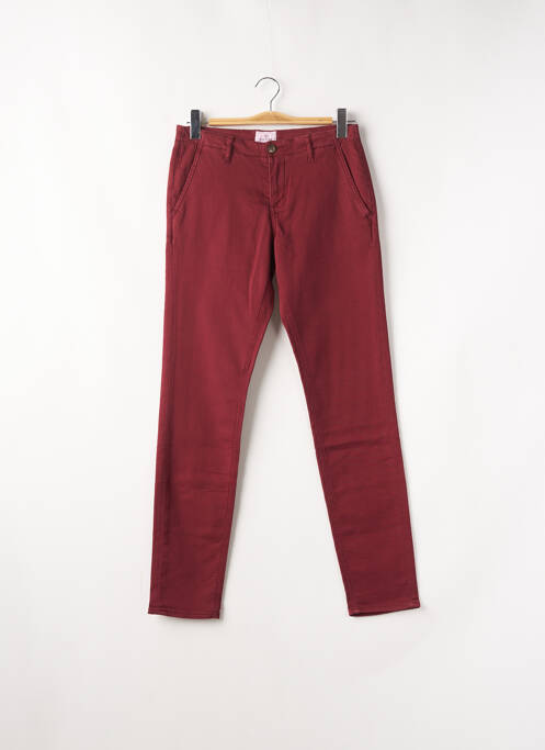 Pantalon chino roșu SERGE BLANCO bărbat