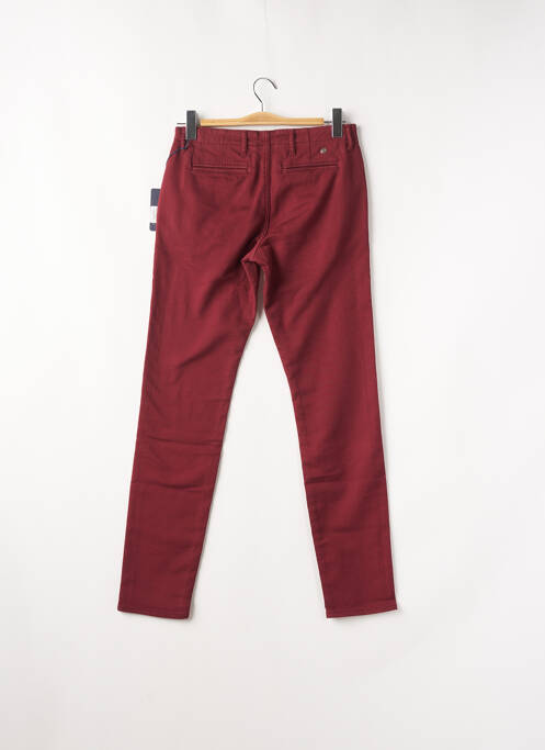 Pantalon chino roșu SERGE BLANCO bărbat