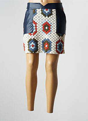 Fustă scurtă albastru SYMBIOSE femeie