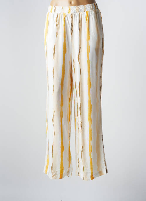 Pantalon larg alb BROADWAY femeie