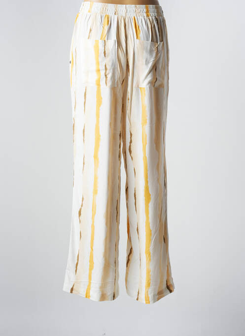 Pantalon larg alb BROADWAY femeie