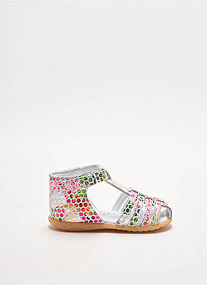 Sandale/Pantofi decupați alb BOPY fată