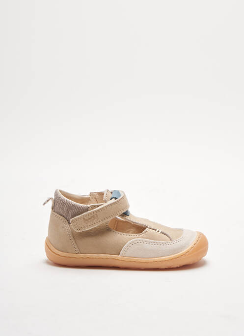 Sandale/Pantofi decupați bej BOPY băiat