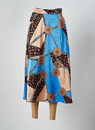 Fustă lungă albastru ANONYME DESIGNERS femeie