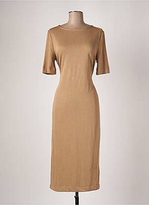 Rochie midi maro YAYA femeie