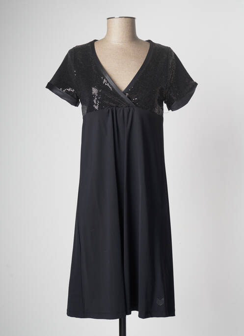 Rochie midi negru HBT femeie