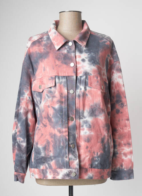 Jachetă de blugi roz SEE U SOON femeie