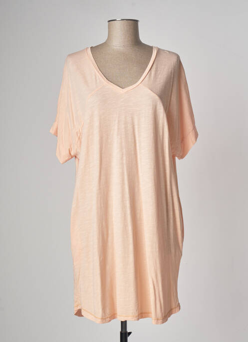 Tunică mâneci scurte roz PAKO LITTO femeie