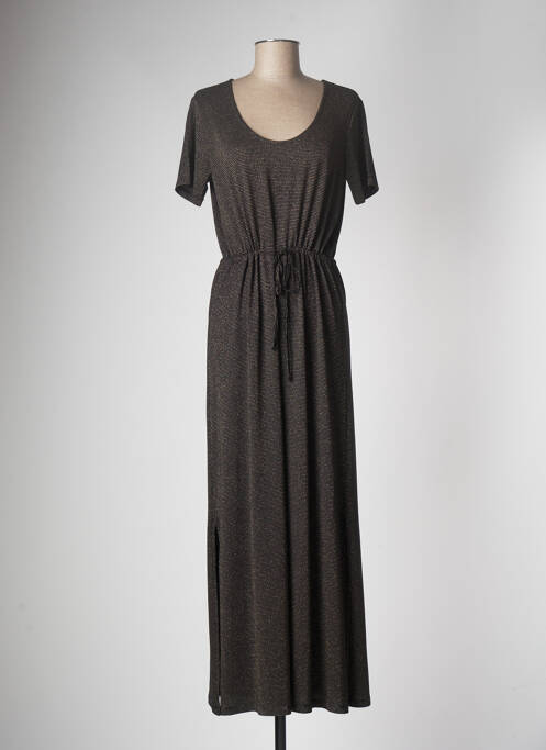 Rochie lungă negru PIECES femeie