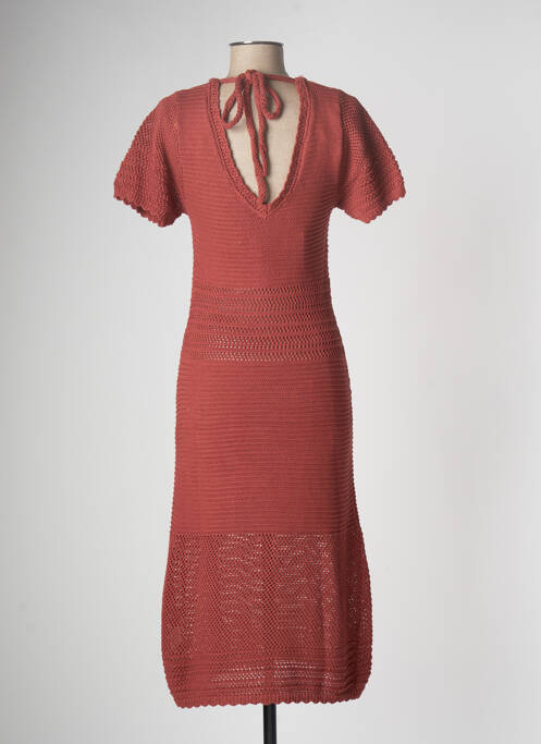 Rochie midi portocaliu ARTLOVE femeie