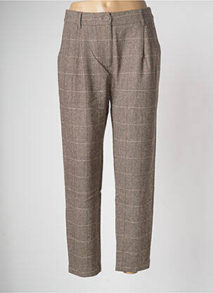 Pantalon chino maro MOLLY BRACKEN femeie